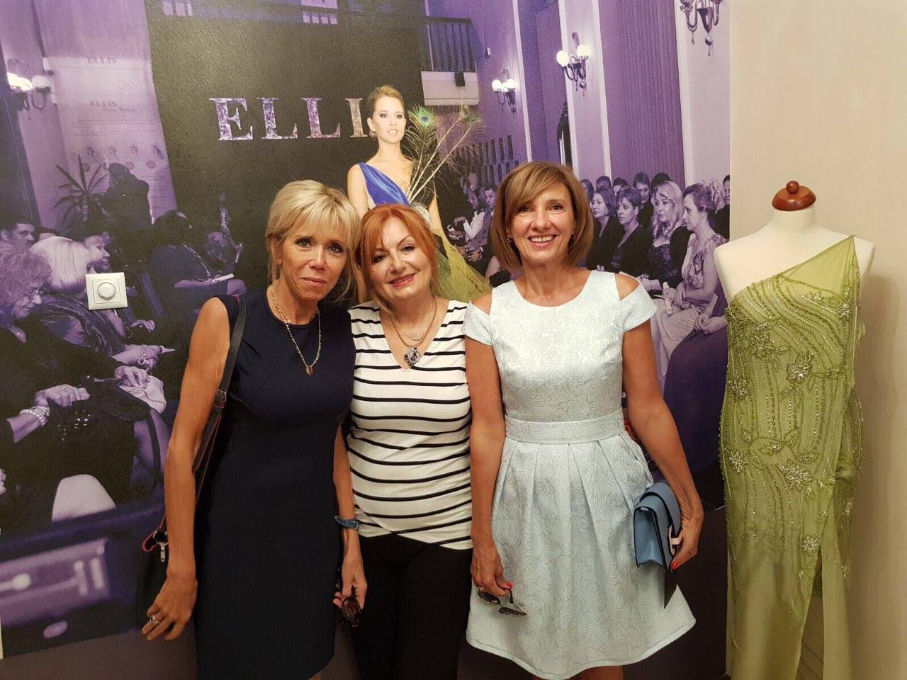 Vizita Primelor Doamne Carmen Iohannis şi Brigitte Macron la showroom-ul Ellis Luxury